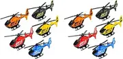 10pcs Helicopter Toy Planes Toy Helicopter Toys for Plane Toys Helicopters Toy Playthings Pull Back Friction Power Toy Plane Animals Abs Child Model Airplane