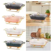 Casserole Dish Casserole Tray Ceramic Chafer Chafing Dish for Birthday