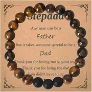 [YangQian] Dad Bracelet from Daughter Son Daddy Fathers Day Appreciation Gifts for Dads Birthday Gift Bracelets Wedding Gifts for Dads