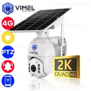 4G Solar Powered Security Camera ULTRA HD 2K Construction PTZ SIM Card