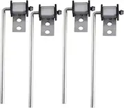 4 Pack Stainless Steel Exhaust Hanger Rods – 90° Bent 3/8 x 10 Inch Universal Weld-On Bracket for Exhaust System Mounting