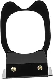 Acrylic Desktop Speaker Stand Speaker Riser Speaker Accessory Support Table Holder Display Stand for Small Speakers Bedroom, Black