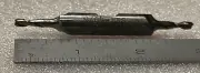 9/64" HSS 2 Flute Double End Mill, 3/8" Shank, New