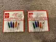 Vintage KMART Foremost Industries Christmas Miniature Light Replacement Bulbs