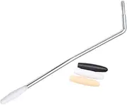CATIEBYE Electric Guitar Tremolo Arm with Tip Caps Silver Whammy Bar for Electric Guitars Durable Construction Easy Installation Replacement Parts for Musicians