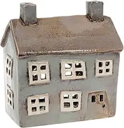 [Village Pottery] Grey House Tealight Holder