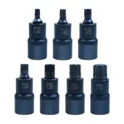 Torx Screwdriver Bits T30 T40 T45 T50 T55 T60 T70 Inch Screw Bits