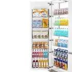 Larder Open Out Tandem Pantry 600mm Cabinet 1850mm-2150mm Adjustable Height