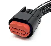 1 Set of 12 pin Automotive Aviation Electronic ECU Computer PCB Cable Connector Waterproof Female Wire Harness MX23A12NF1 MX23A12SF1(12Pin Female,5 Pcs)