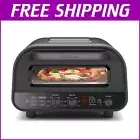 Compact Electric Pizza Maker - 12 Inch Pizzas, 800°F Heat, 5 Touchscreen Presets