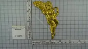 BRASS THIN FOIL ORNAMENT SUMMER FOR AROUND DIAL LARGE FRIESIAN TAIL CLOCK
