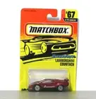 MATCHBOX SUPERFAST #67 - RED - LAMBORGHINI COUNTACH CAR - MINT ON CARD 1997