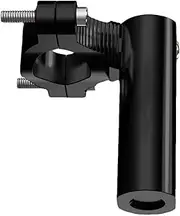Générique Motor Handlebar Extender Bracket, Adjustable Aluminum Mount for Spotlight, Handlebar Extender Holder for Rearview Mirrors, Motorcycle Accessories for Enhanced Visibility