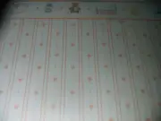 Dollhouse Wallpaper / 1 Sheet of Dollhouse Hearts/Border 1:12 Mini-Graphics