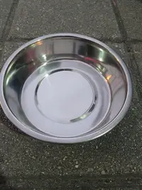在飛比找Yahoo!奇摩拍賣優惠-寵物用品 doggyman 不鏽鋼 寵物水盆 飼料碗 吃飯碗