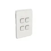 Clipsal Iconic Series Cover Frame - 4 Switchs - Warm Grey - 3044C-WY