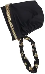 [Generic] Pre Tied Turban Headwear - Twisted Braid Headscarf Hat Chemo Headwrap Caps for Women Girl