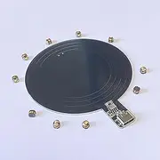 Taidacent Wireless Led and Inductive Coil Inductive PCB Charger Pad Wireless Induction LEDs Lights Magnetic Levitating Floating Charging Station Type C 5V (Inductive PCB with 10PCS Mixed 3mm LEDs)