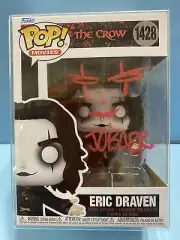 James O’Barr SIGNED w/ Sketch~ THE CROW Eric Draven FUNKO POP 1428 MIB Protector