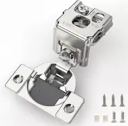 50 Stainless Steel Soft Close Hinges - 1-1/2 inch for Versatile Cabinet Use
