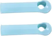 OSALADI 2pcs Floor mop Broom Replacement Handle Grip mop Rod Grip Handle Grip for Sweeping Broom Clothesline Pole Handle end Cap Accessories mop Stick Socket Clean Broom Holder Plastic