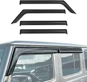 AUSGO Weathershields Compatible with Suzuki Jimny 5 Doors 2023-Onwards, Luxury Weather Shields Window Visors Wind Deflectors Sun Rain Guard 4PCS Set