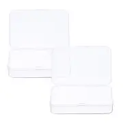 2pcs Component Storage Box 3.35" PP Electronic Organizer Box with Cover