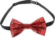 [Healeved] Glitter Bow Tie for Men Adjustable Sequin Tuxedo for Parties Weddings and Formal Events Classic Design for Grooms and Bachelor Parties