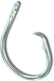 Mustad Classic Circle Hook, Curved In Point, 2X Strong, : 39960ST-DT-13/0-100