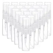 20 Pcs 3ml Glass Mini Perfume Sample Bottle Empty Mini Spray Bottle, Clear