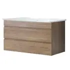 Cefito 915mm Vanity Unit with Basin Oak Crystalline Nano-Glaze Ceramic Basin New