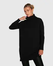 [Belle & Bloom] Nothing Compares Knit Dress - Black
