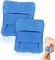 Yardwe 2 Pcs Beach Sand Remover Mitts Lightweight Sand Wipe Off Gloves Reusable Beach Accessories for Clean Comfort After
