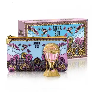 ANNA SUI 安娜蘇綺幻飛行女性淡香水禮盒 (淡香精30ml+愛情鳥化妝包)