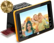 RODFS70 Slide and Scan Digital Film Scanner, 7" LCD, 22MP for 35mm Negatives
