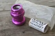 CHRIS KING GripNut Headset No Logo 1" Purple Road MTB Bike Head Set NOS 3DV