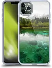 Head Case Designs Officially Licensed Patrik Lovrin Cloudy Day at Zelenci Springs Magical Lakes Gel Case [Military Grade Protection] Compatible with Apple iPhone 11 Pro Max