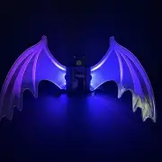 Disney Parks Vampirina Black Plastic Light Up Wings Costume Dress Up Accessory