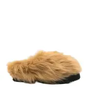 The Attico Fluffy Mini Robin Mules 36,38.5,37,38,39,40,41 caramel brown