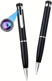 Mini Camera Pen, Hidden Body Camera Pen 1080p Audio and Video Recorder Touch Control Perfect for Conference, Business, Study Meetings, and Daily Life Recording（ NO SD Card）