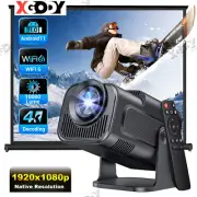 5G 4K Projector Smart HD LED WiFi Mini Bluetooth Office Home Theater FHD 1080p