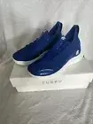Men Under Armour Team Curry 8 NM Basketball Shoes Size 10.5 Blue White 3024785
