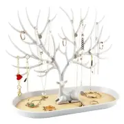 Antlers Jewelry Display Stand,Tree Tower Rack Hanging Organizer for Ring Earr...
