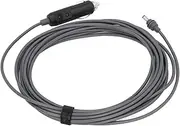 DC to Cigar Lighter Power Cable for Mini Satellite Weatherproof PVC, Anti Interference, Long Lasting for Cars/Trucks/Boats (15m)