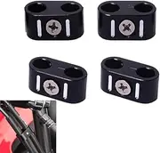 H RUO Motorcycle Brake Throttle Cable Clamp Wire Line Holder Organizer Compatible with Harley Sportster Dyna Softail