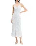 Theory Seamed Slip Dress