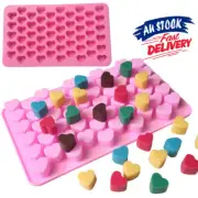 55 Love Heart Ice Jelly Tray Silicone Mould Candy Gummy Maker Chocolate Mold