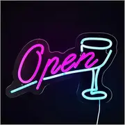 Sign Lamp Open Neon Sign LED Light Brightness Adjustable For Party Bar Salon Store Hotel Business Commercial Wall Decoration 40.5cm×28cm