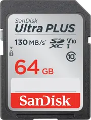 Sandisk 64GB Ultra microSDXC+ Memory Card