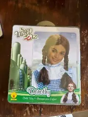 Rubies Wizard of Oz Dorothy Wig 2001 Youth Childs Girls Halloween